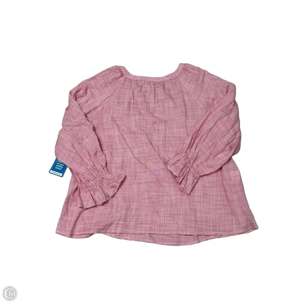 Top Long Sleeve By Tommy Bahama In Red, Size: Xl