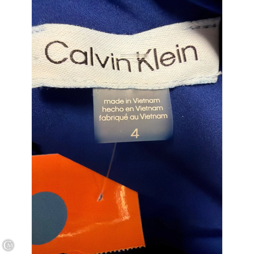 Dress Casual Maxi By Calvin Klein In Blue, Size: S