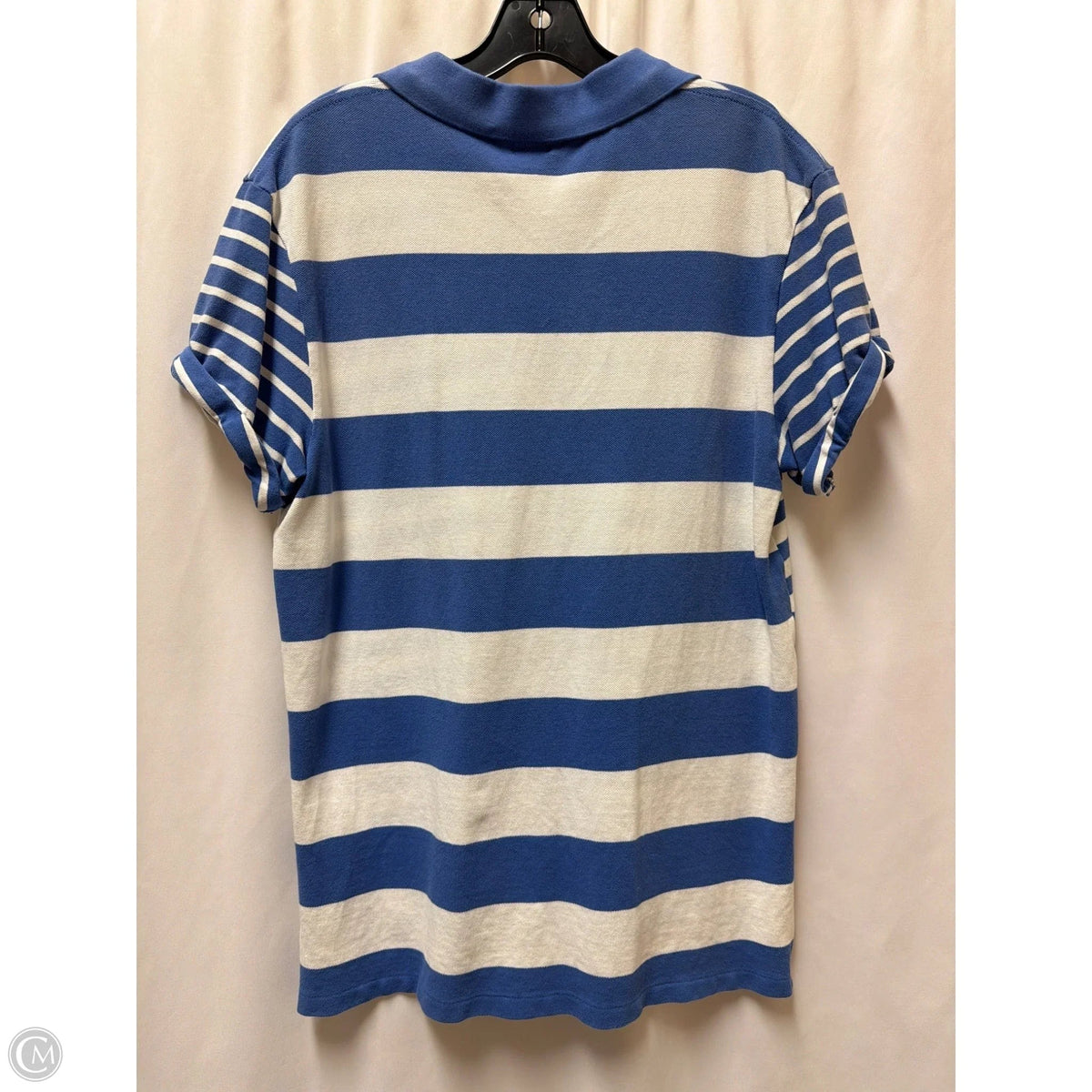 Top Short Sleeve By Polo Ralph Lauren In Blue, Size: L