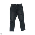 Jeans Boyfriend By Abercrombie And Fitch In Black Denim, Size: 8