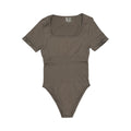 Bodysuit By Oqq In Brown, Size:S