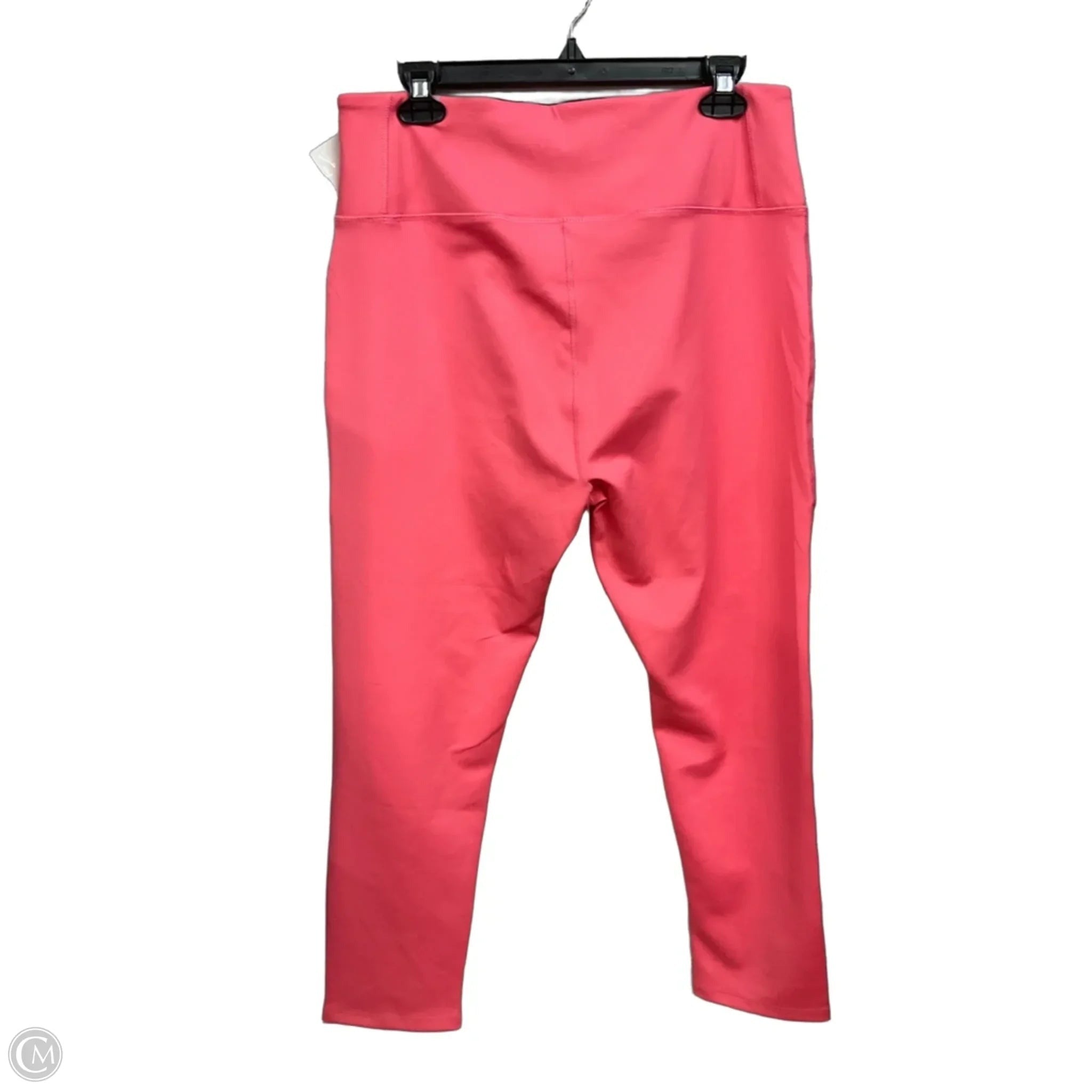 Athletic Leggings By Reebok In Pink, Size: 2x