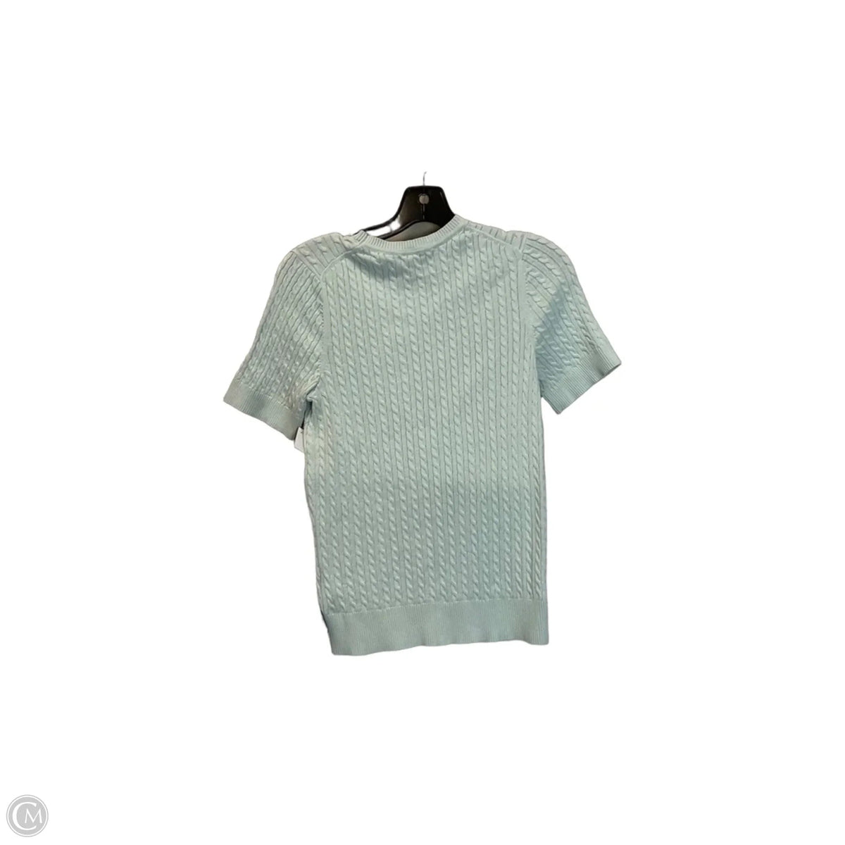 Top Short Sleeve By Tommy Hilfiger In Blue, Size: M