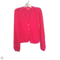 Sweater Cardigan Designer By Lilly Pulitzer In Pink, Size: L