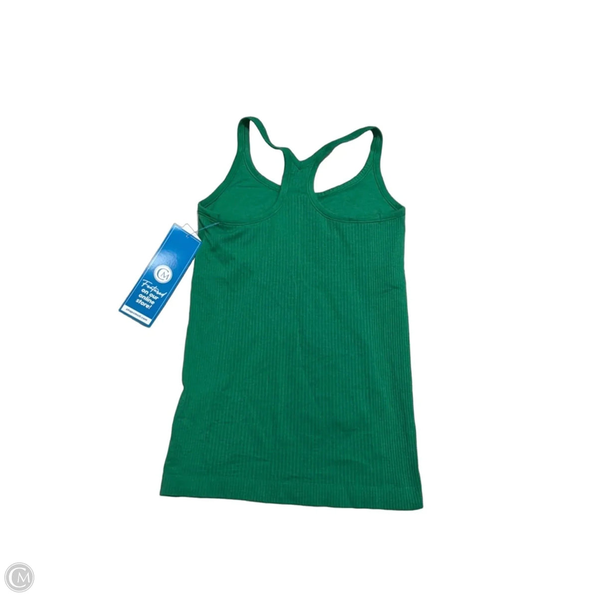 Athletic Top Short Sleeve By Lululemon In Green, Size: S