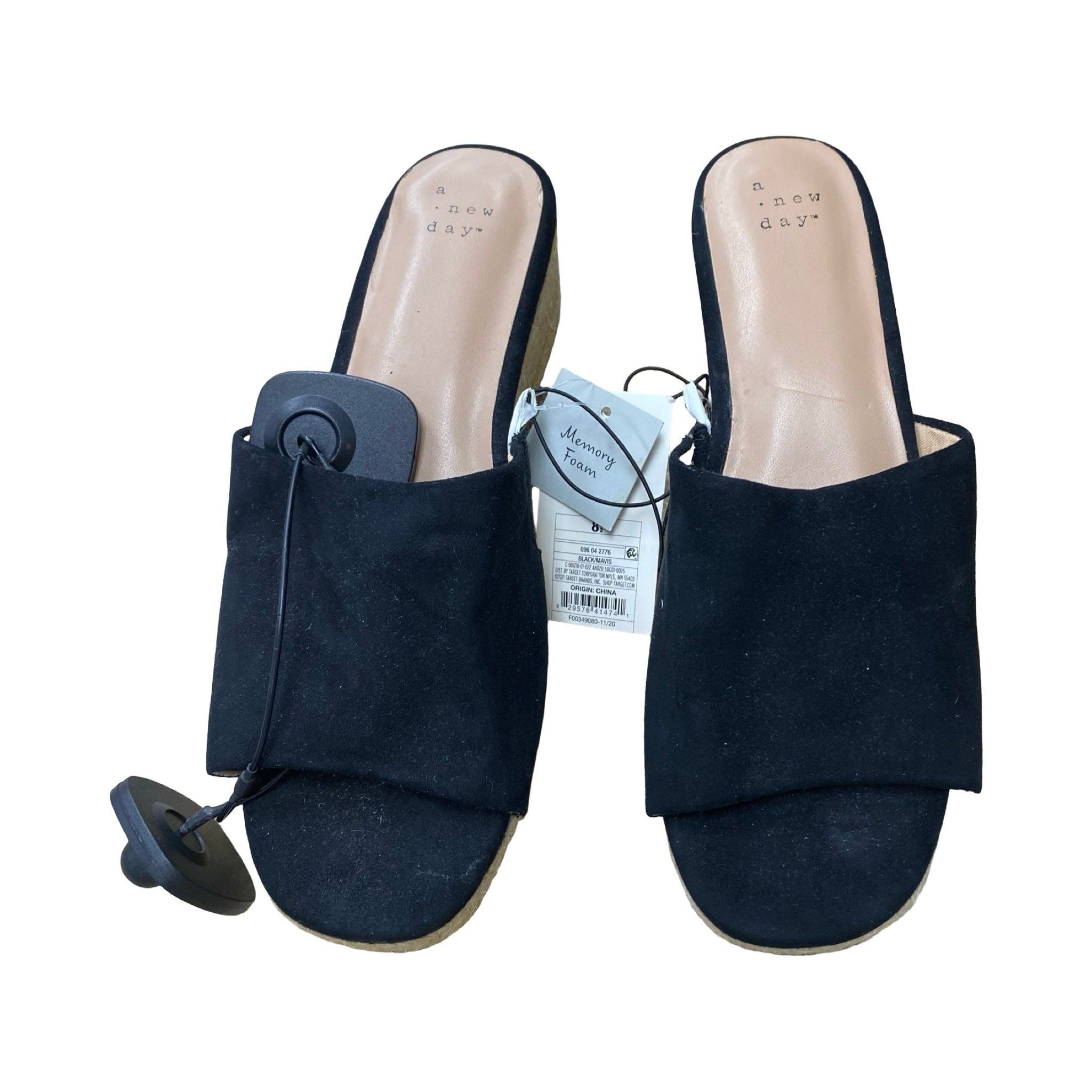 Shoes Heels Wedge By A New Day In Black, Size:8.5