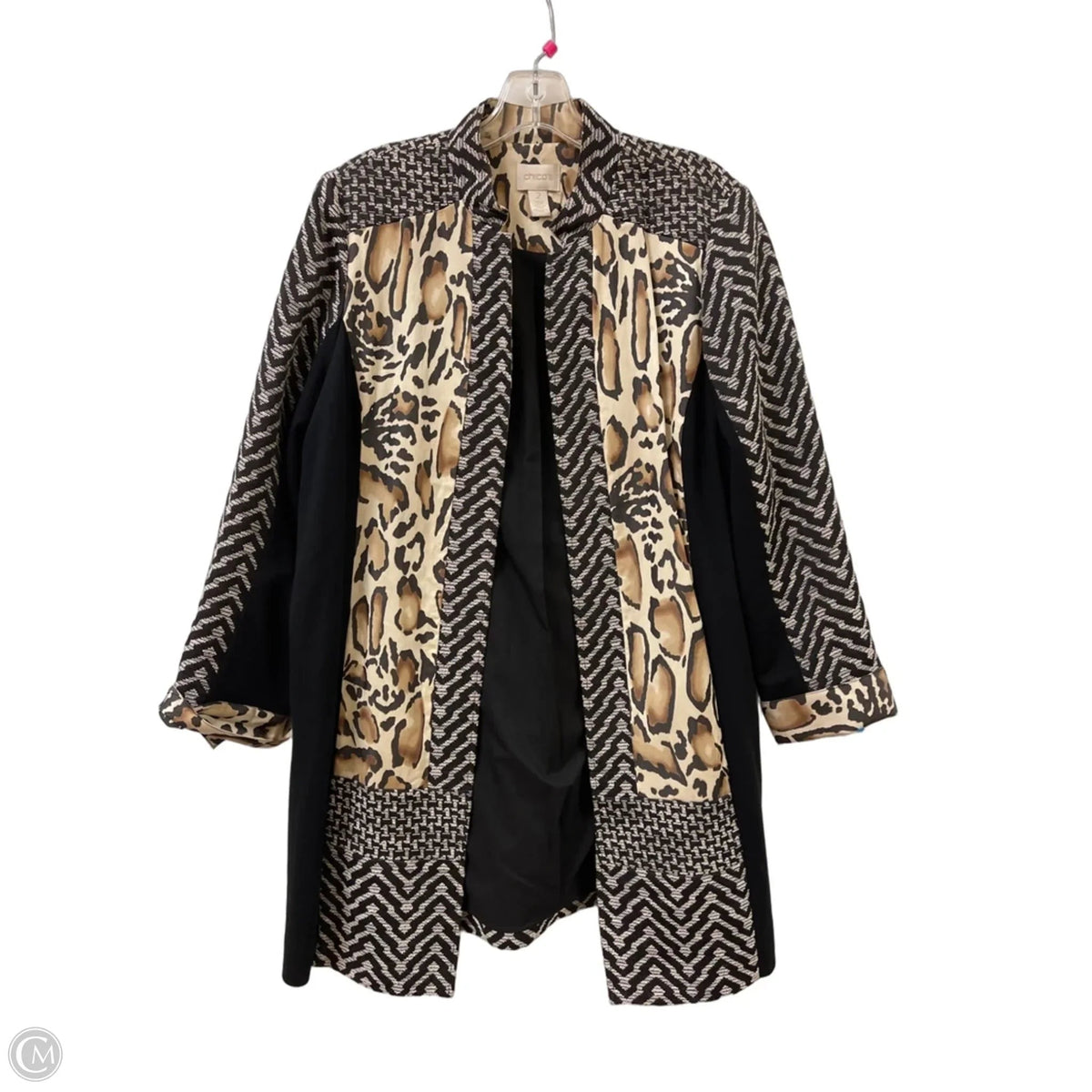 Coat Other By Chicos In Animal Print, Size: L