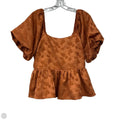 Top Short Sleeve By Arula In Orange, Size: Xl