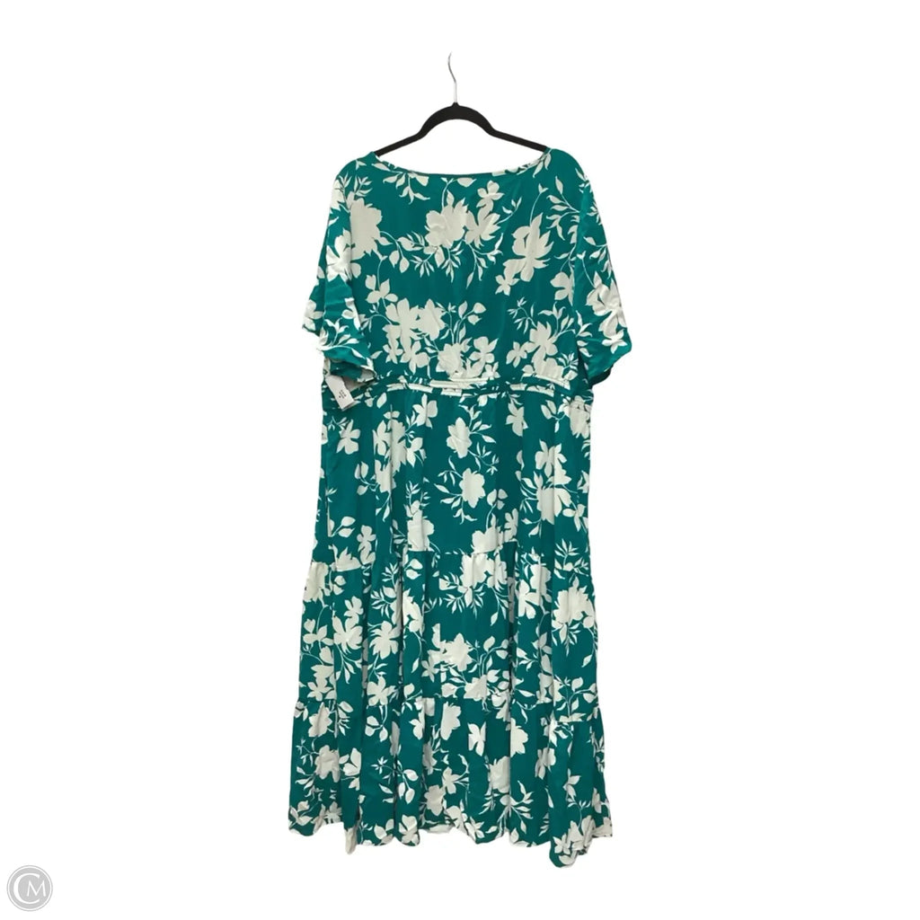 Dress Casual Maxi By Torrid In Teal, Size: 3x