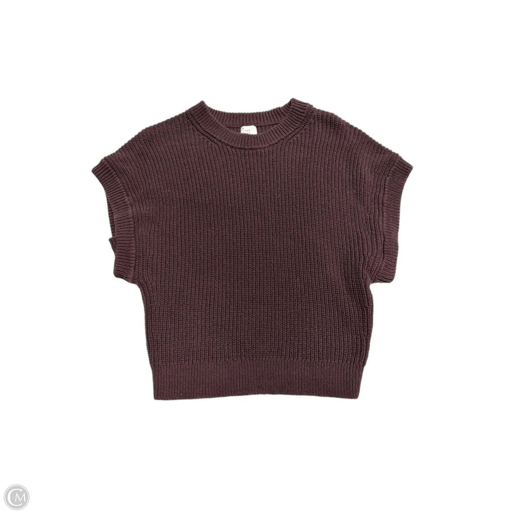 New! Sweater Short Sleeve By A New Day In Brown, Size: M