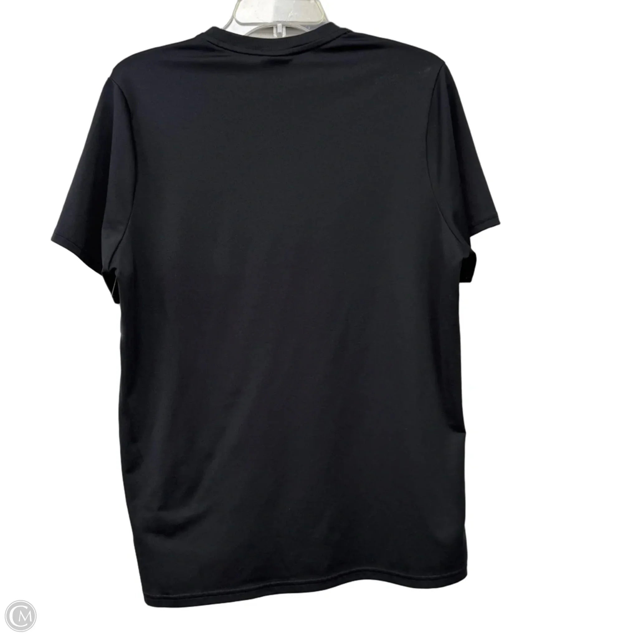 Athletic Top Short Sleeve By Gym Shark In Black, Size: M