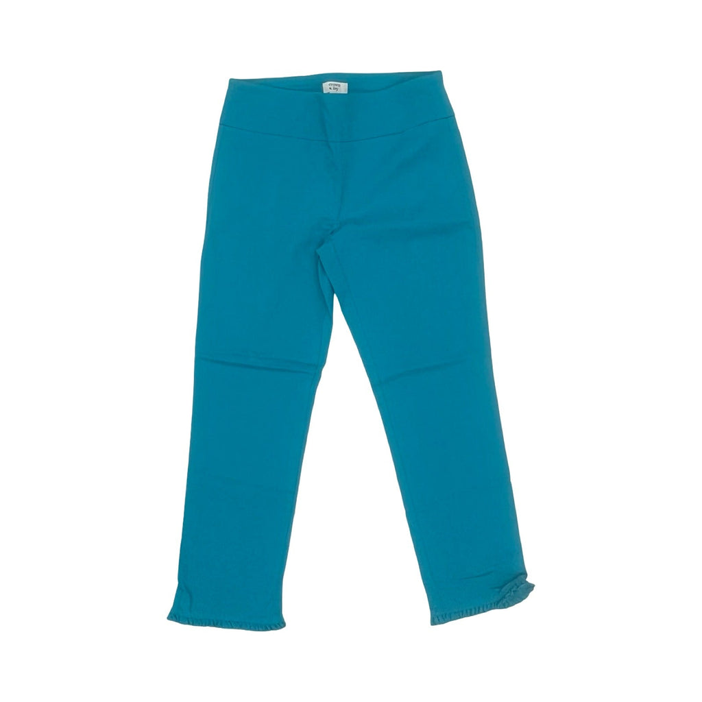Pants Cropped By Crown And Ivy In Blue, Size:6