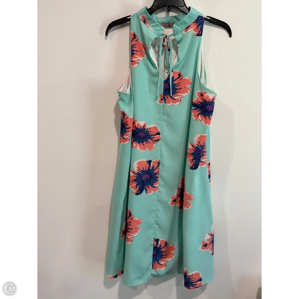 Dress Casual Midi By Gilli In Green, Size: L