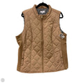 Vest Puffer & Quilted By Kim Rogers In Tan, Size: Xl