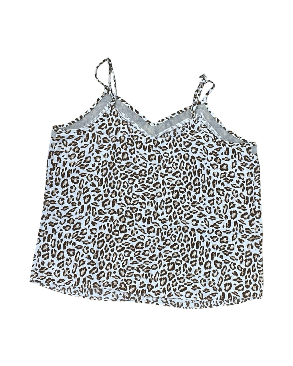 Top Sleeveless By Nine West In Leopard Print, Size:L