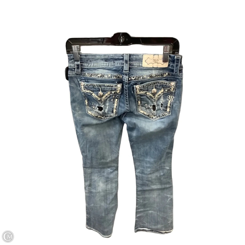 Jeans Boot Cut By Miss Me In Blue Denim, Size: 4