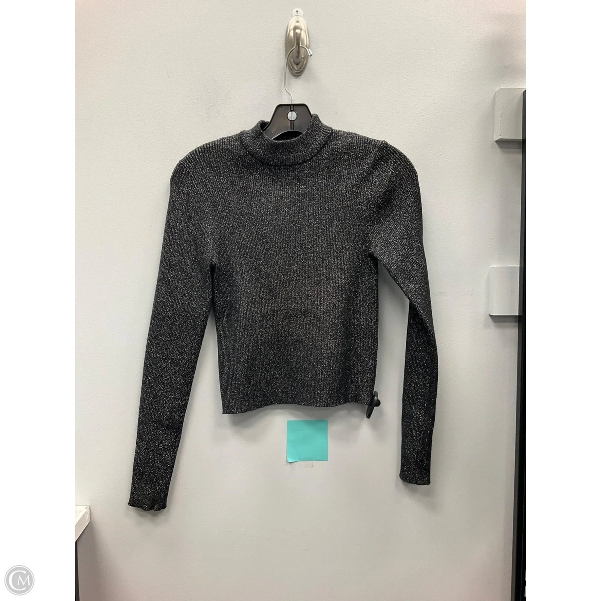 Top Long Sleeve By House Of Harlow In Black & Silver, Size: Xs