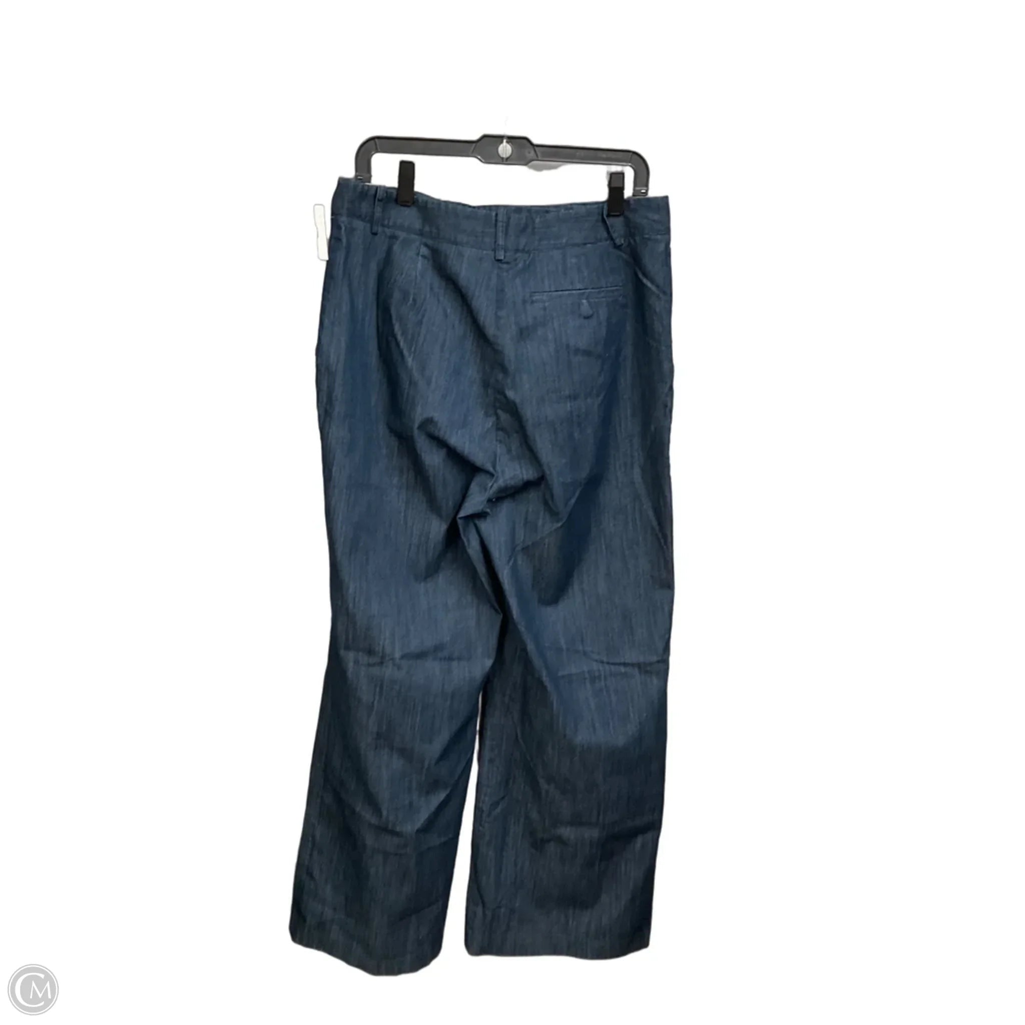 Jeans Wide Leg By Tommy Hilfiger In Blue Denim, Size: 14