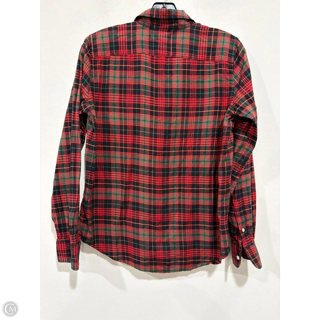 Top Long Sleeve By Lauren By Ralph Lauren In Red, Size: S