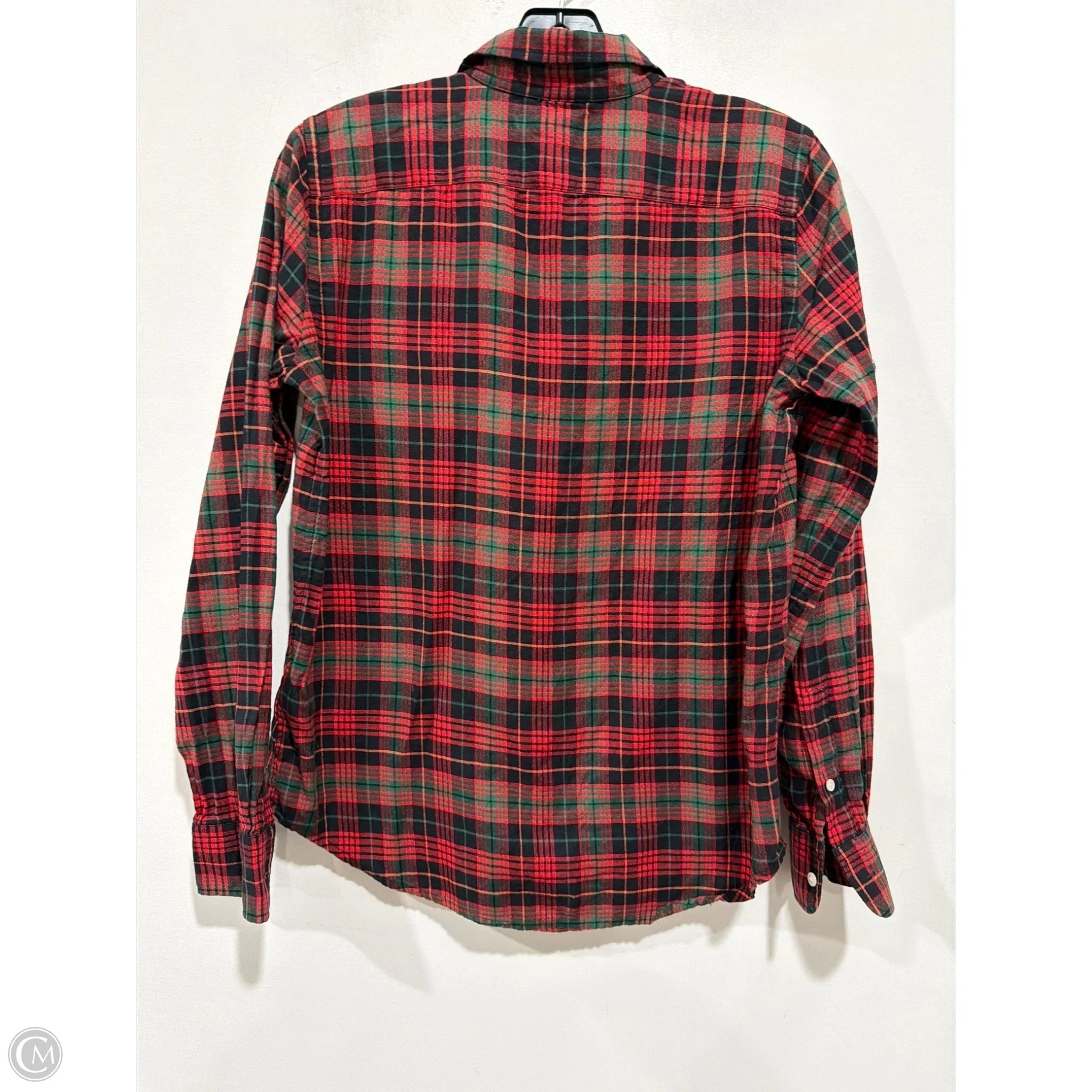 Top Long Sleeve By Lauren By Ralph Lauren In Red, Size: S