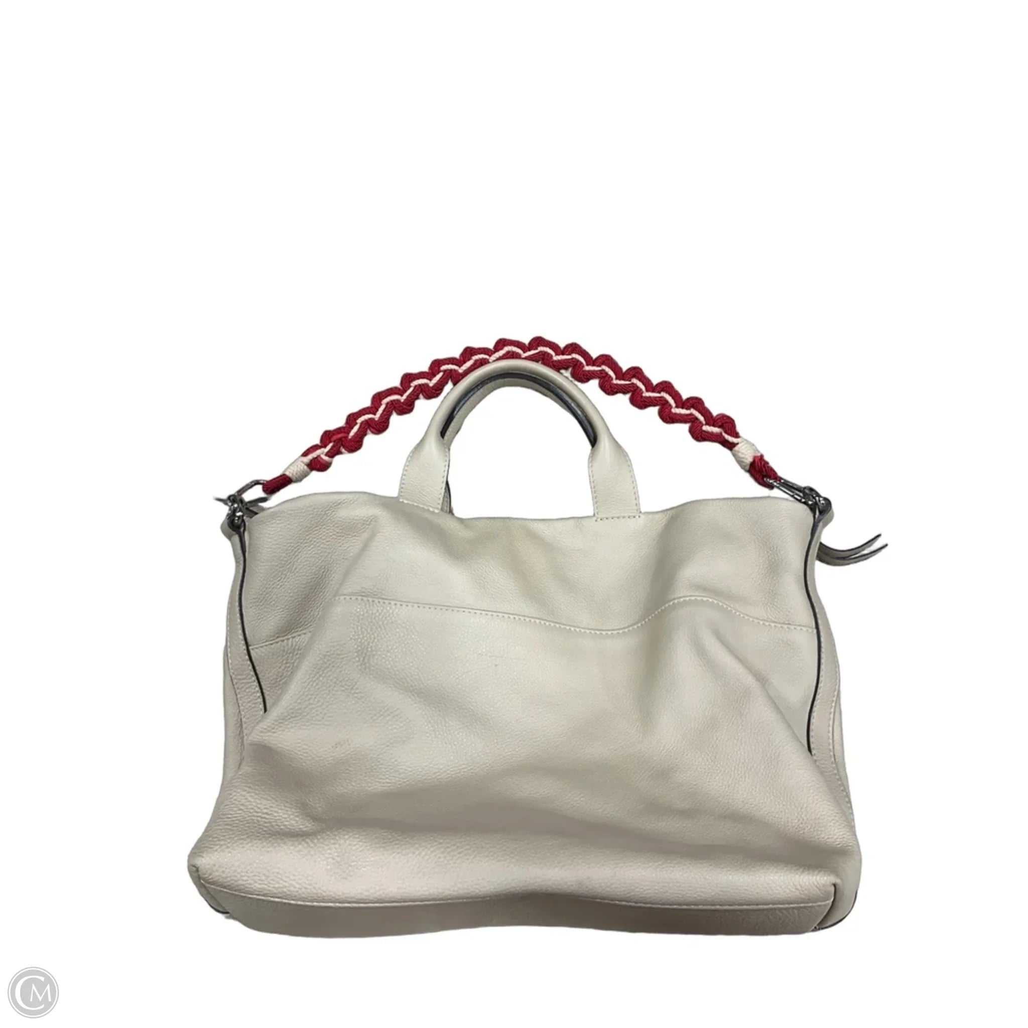 Handbag Leather By Cmf, Size: Medium