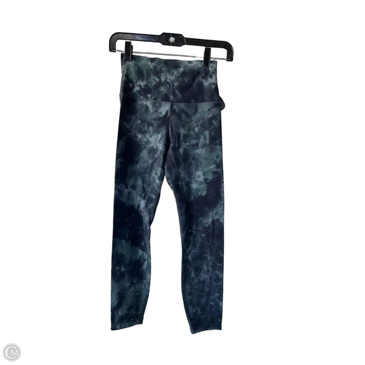 Athletic Leggings By Lululemon In Blue & Green, Size: 4