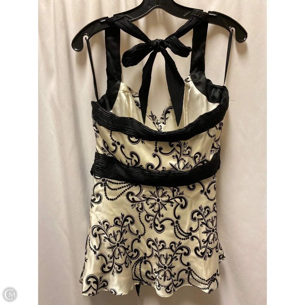 Top Sleeveless By White House Black Market In Cream, Size: M
