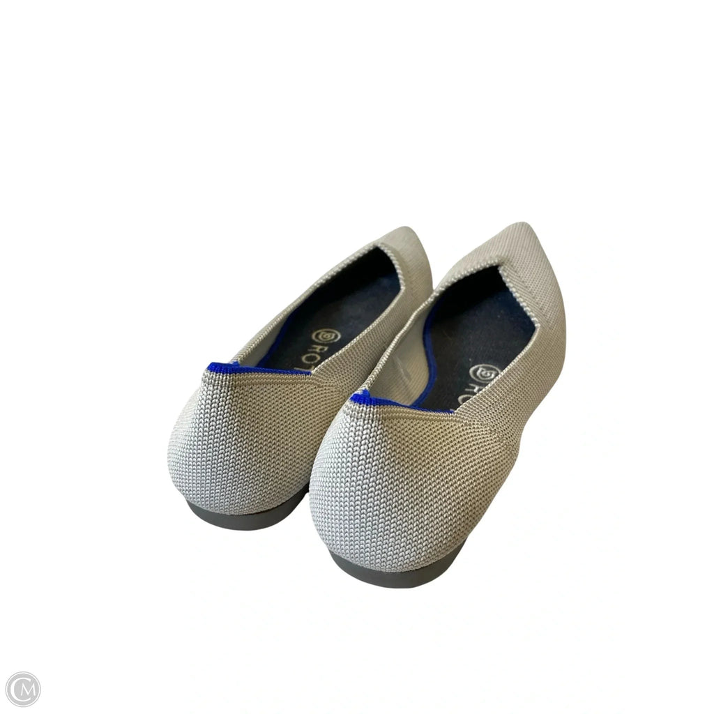 Sandals Flats By Rothys In Blue & Grey, Size: 6
