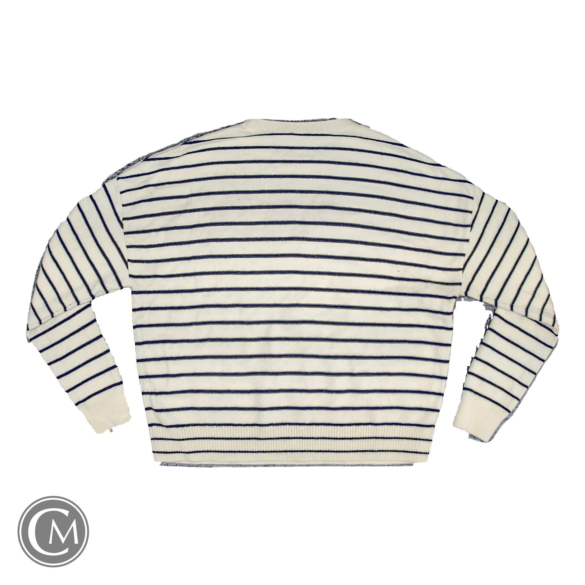 Sweater By Express In Striped Pattern, Size: S