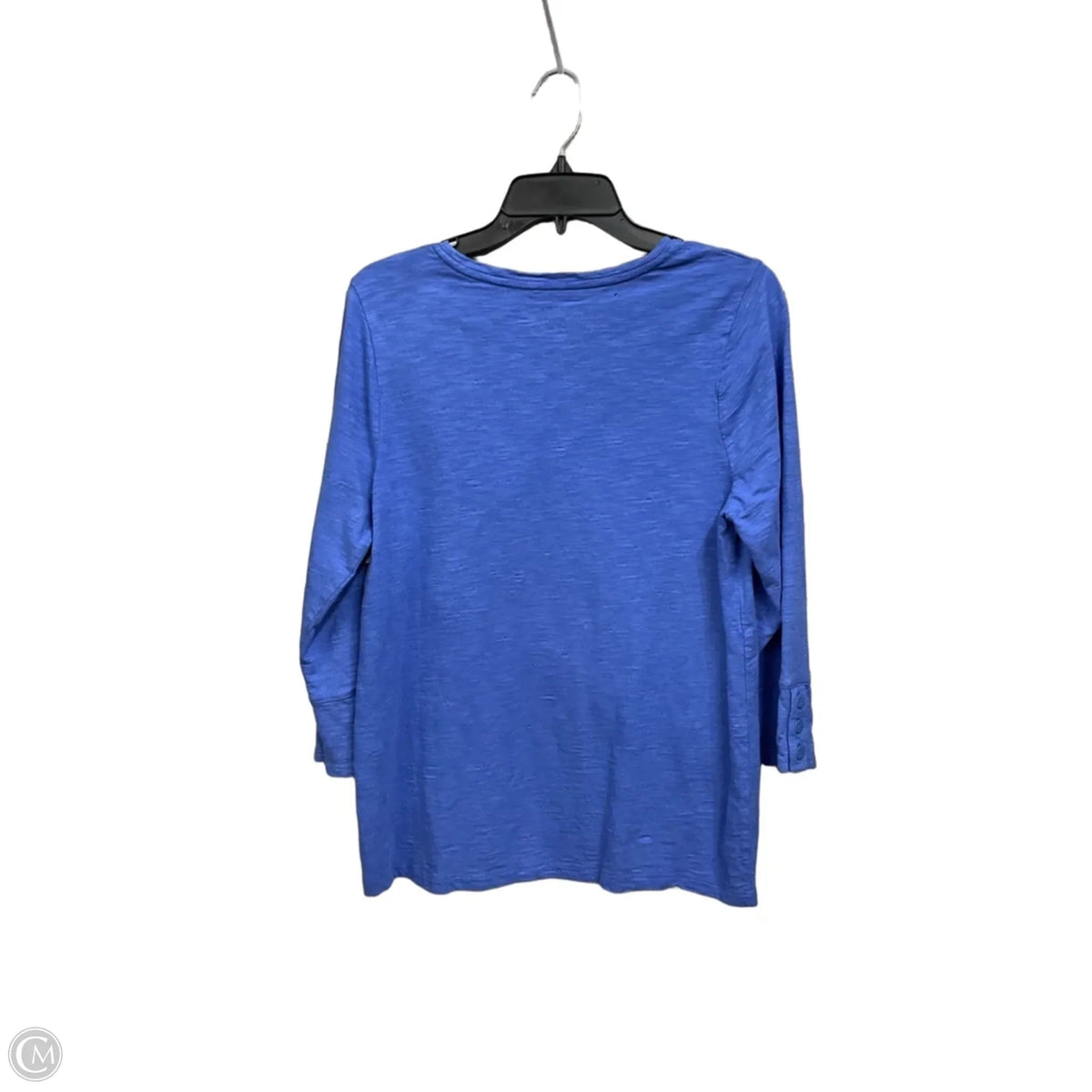 Top 3/4 Sleeve By Chicos In Blue, Size: Xl