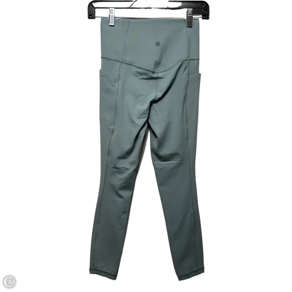 Athletic Leggings By Athleta In Teal, Size: Xs