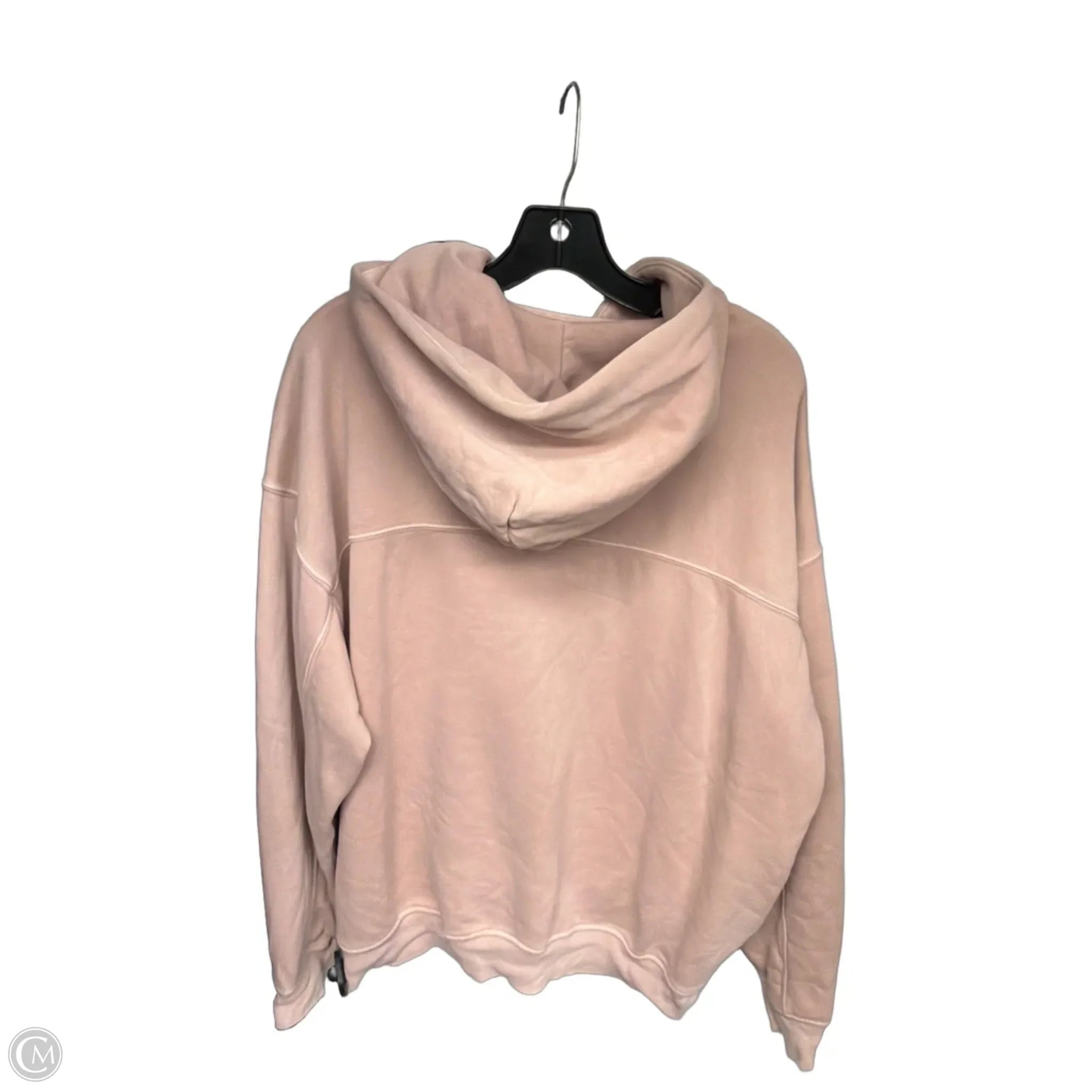 Sweatshirt Hoodie By Abercrombie And Fitch In Pink, Size: M