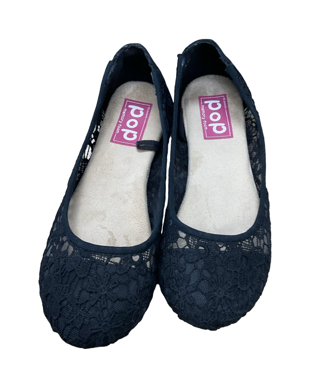 Shoes Flats By Clothes Mentor In Black, Size:8.5