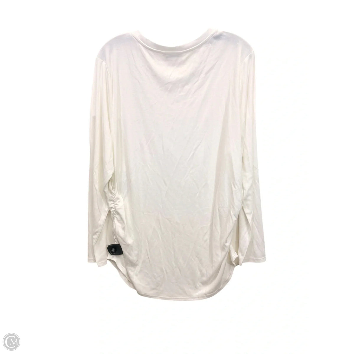 Top Long Sleeve By Lucky Brand In White, Size: Xxl