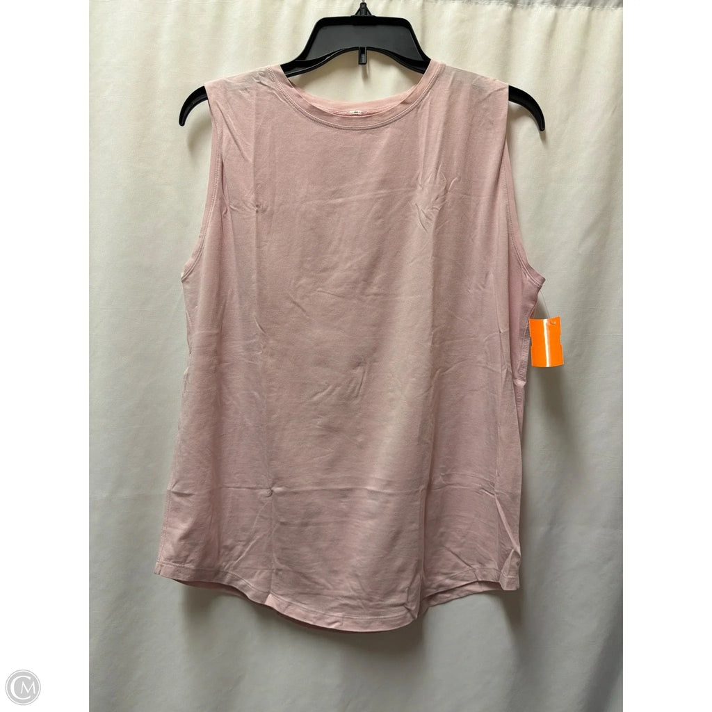 Athletic Tank Top By Lululemon In Pink, Size: M