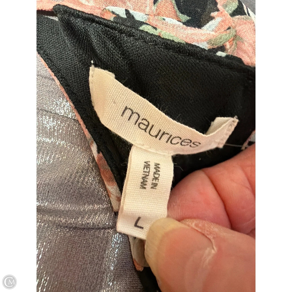 Dress Casual Midi By Maurices In Pink, Size: L