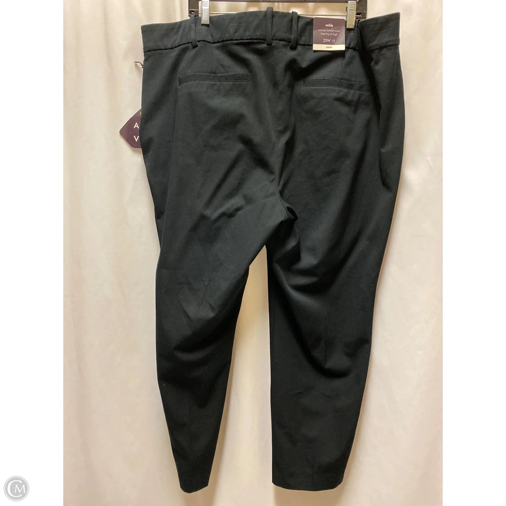 Pants Dress By Ava & Viv In Black, Size: 22