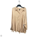 Top Long Sleeve By Torrid In Tan, Size: 4x