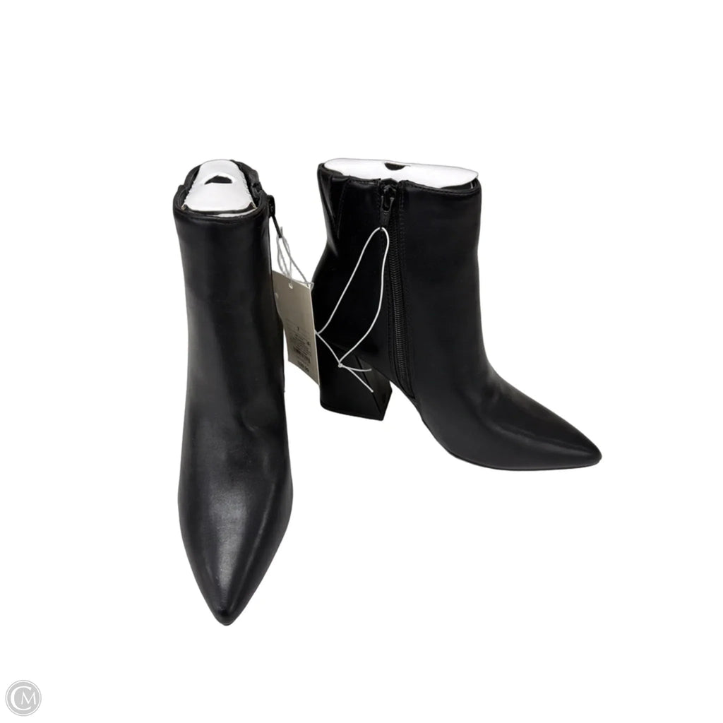 Boots Ankle Heels By A New Day In Black, Size: 7