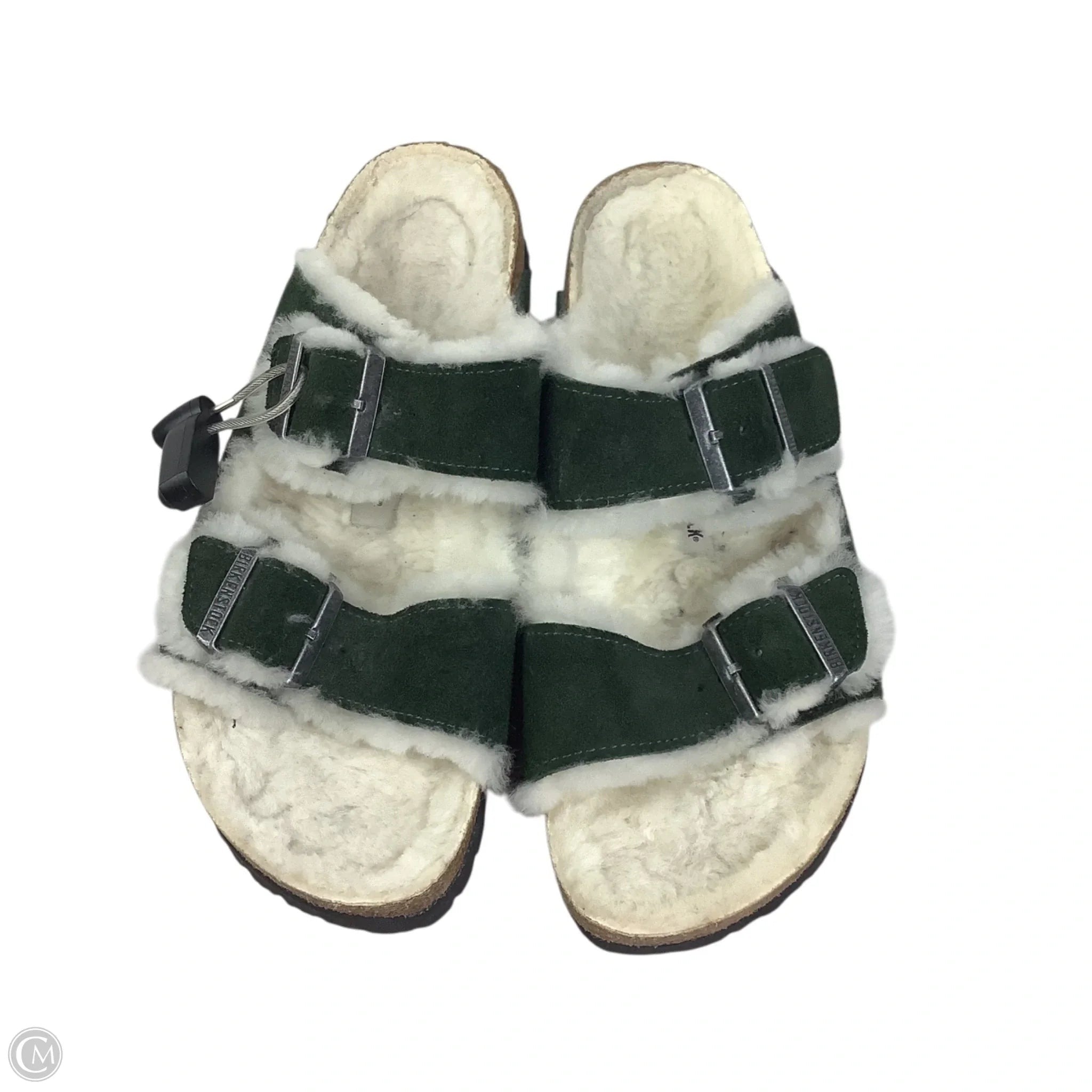 Sandals Flats By Birkenstock In Green, Size: 10 (41)