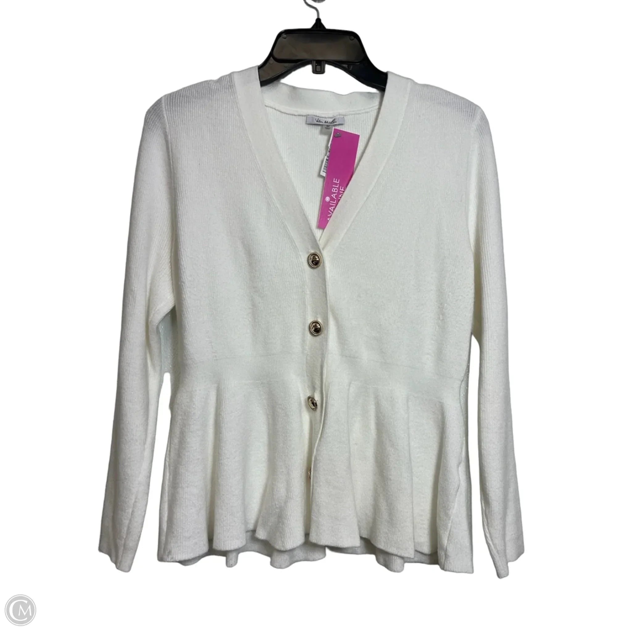 Cardigan By Vila Milano In White, Size: M