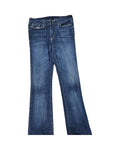 Jeans Boot Cut By Eddie Bauer In Blue Denim, Size:8L