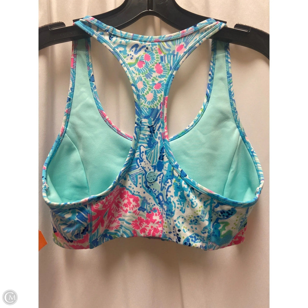 Top Short Sleeve Designer By Lilly Pulitzer In Blue, Size: S