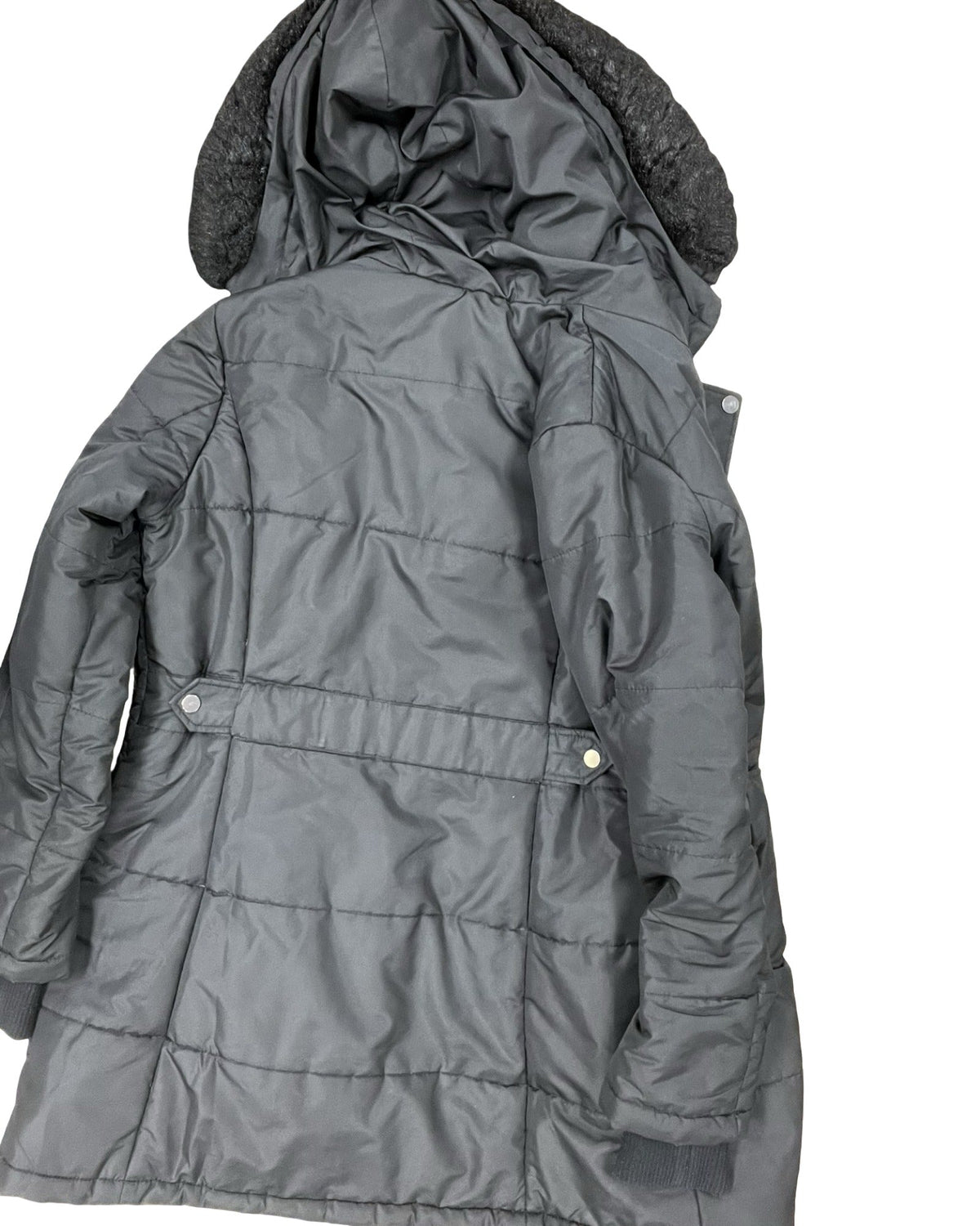 Coat Puffer & Quilted By Liz Claiborne In Black, Size:S