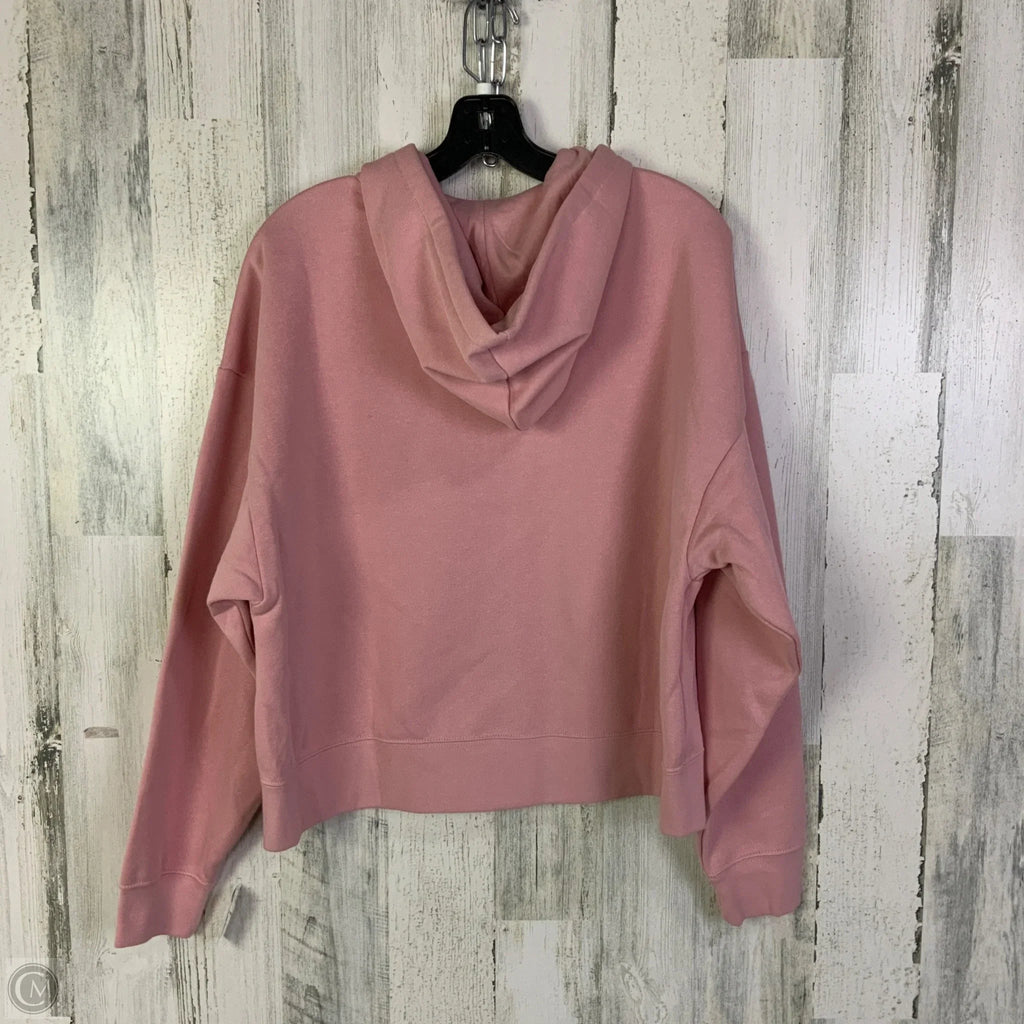 Sweatshirt Hoodie By Puma In Pink, Size: L