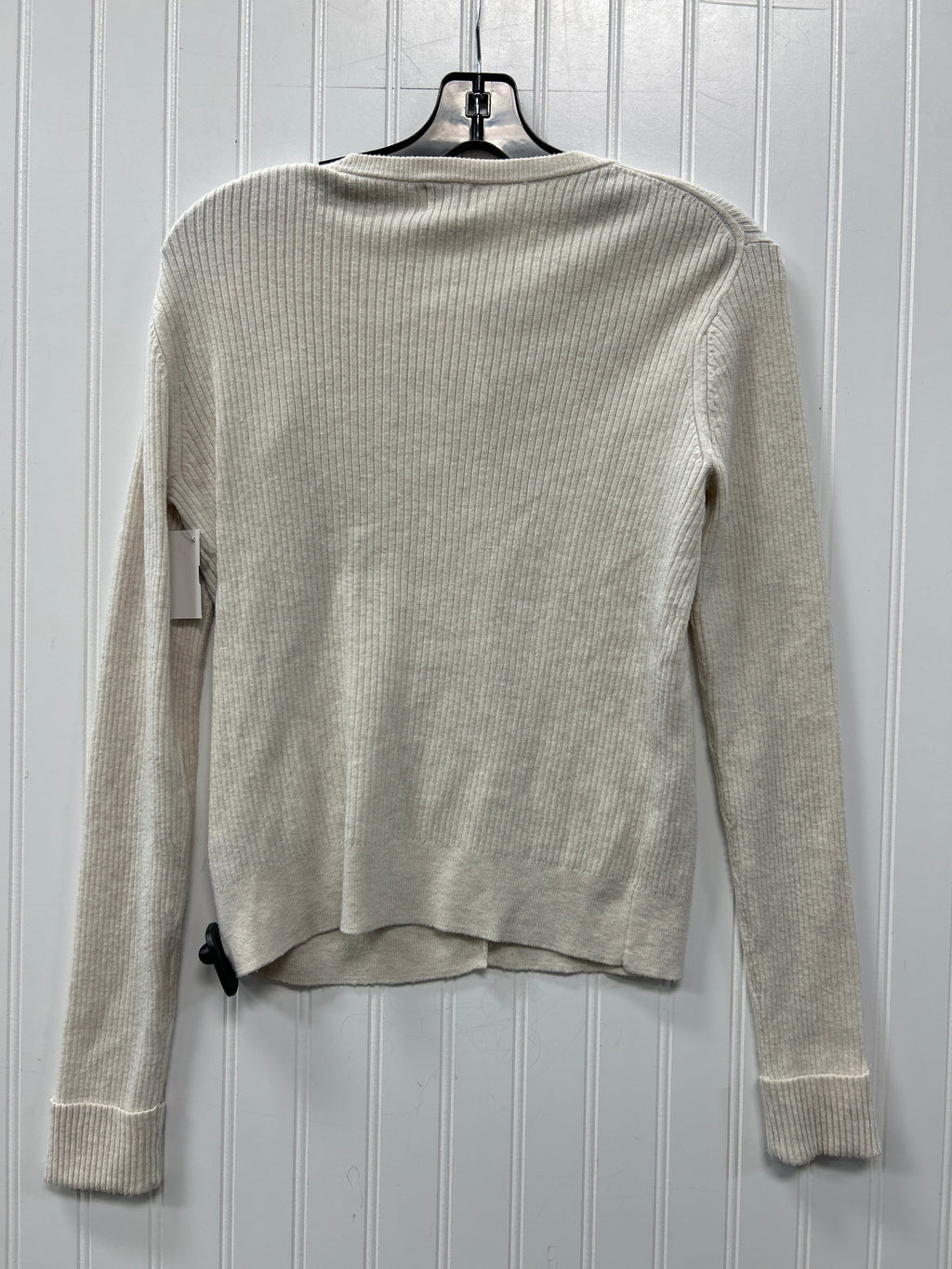 Sweater Cardigan By A New Day In Cream, Size:Xs