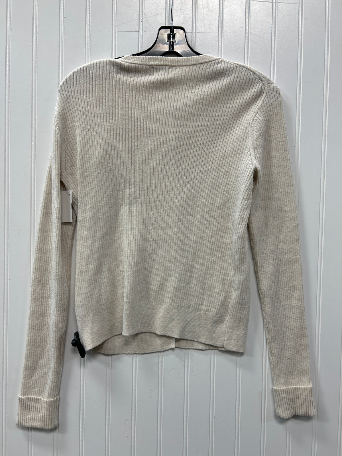 Sweater Cardigan By A New Day In Cream, Size:Xs