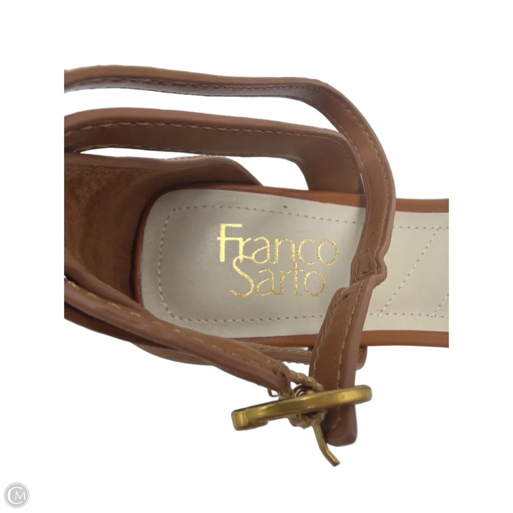 New! Shoes Flats By Franco Sarto In Brown, Size: 8