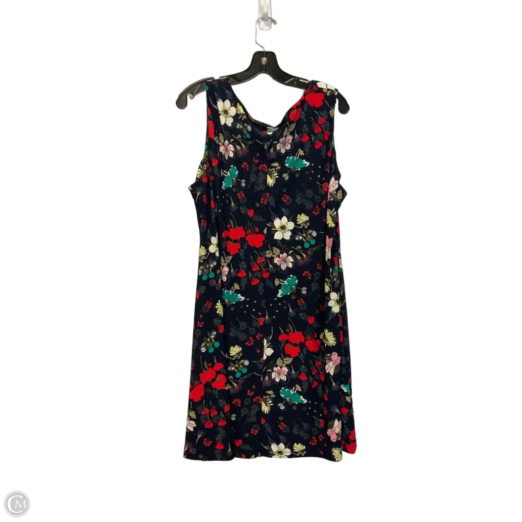 Dress Casual Short By Tommy Hilfiger In Floral Print, Size: 16