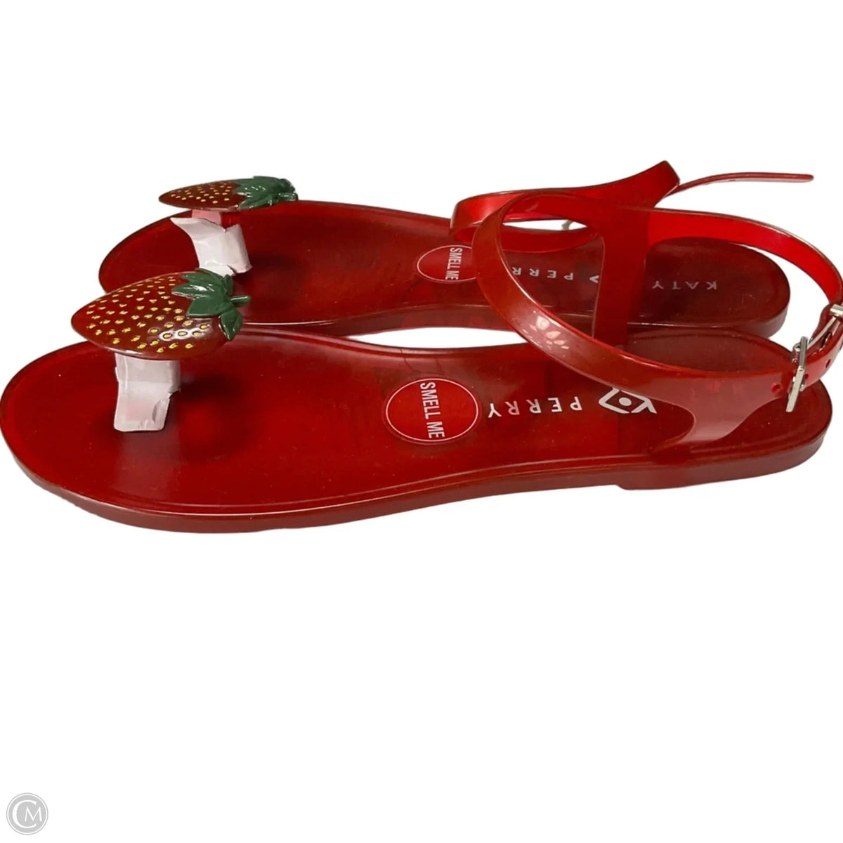 Sandals Flats By Katy Perry In Red, Size: 8